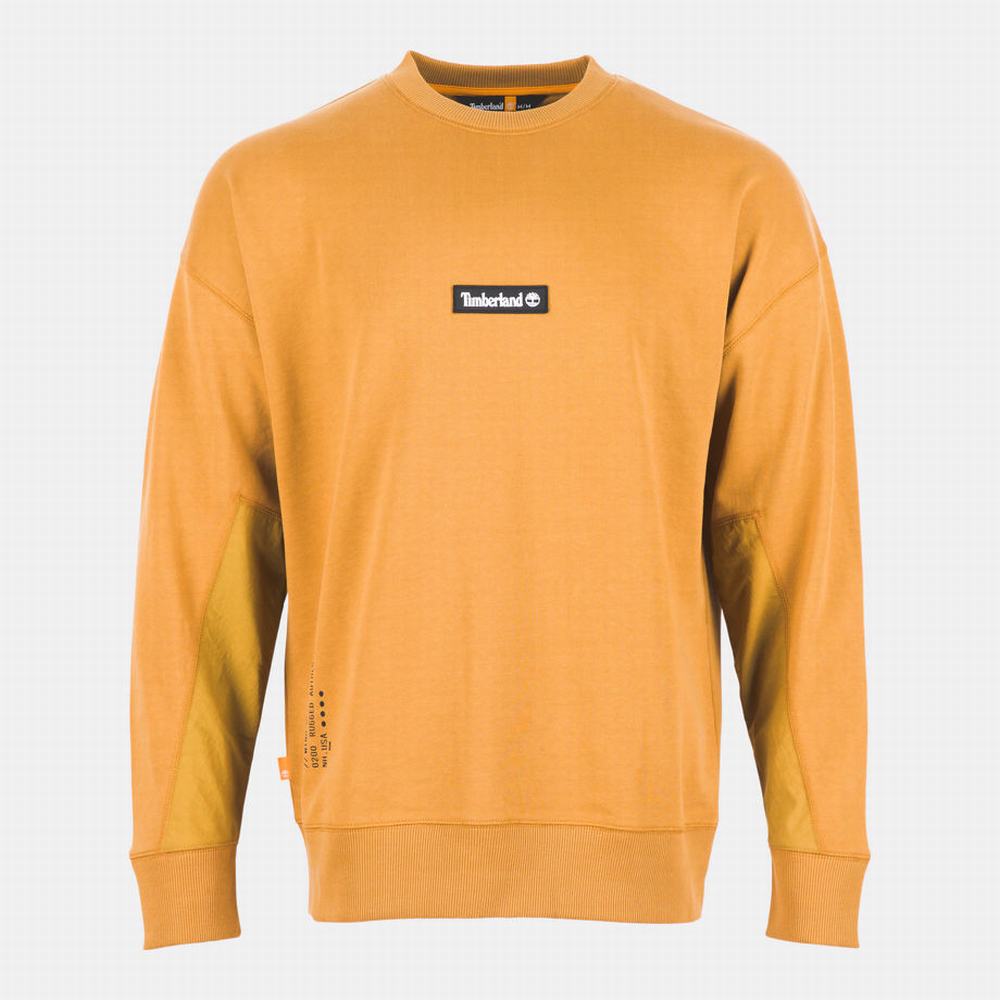 Timberland Reinforced-elbow Tişörtü Erkek Açık Kahverengi | TR-5398B