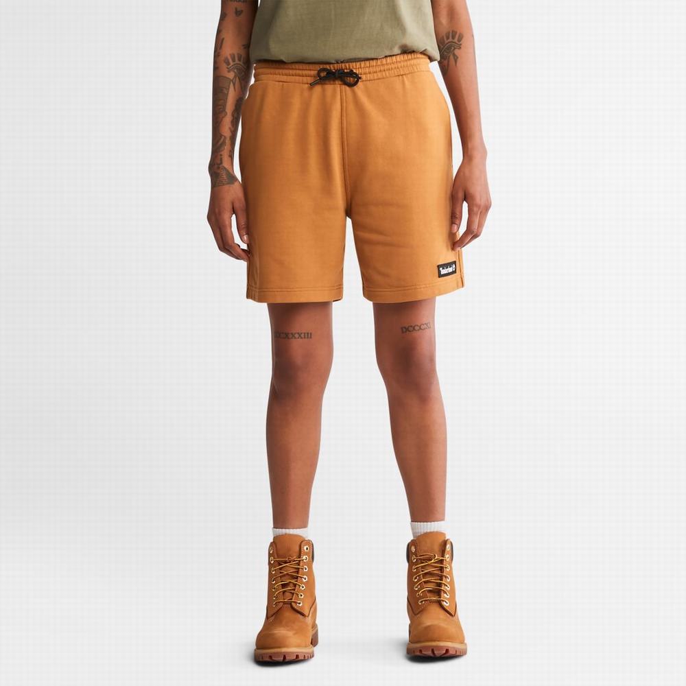 Timberland Relaxed-Fit Sweatshorts Şort Kadın Kahverengi | TR-1953Y