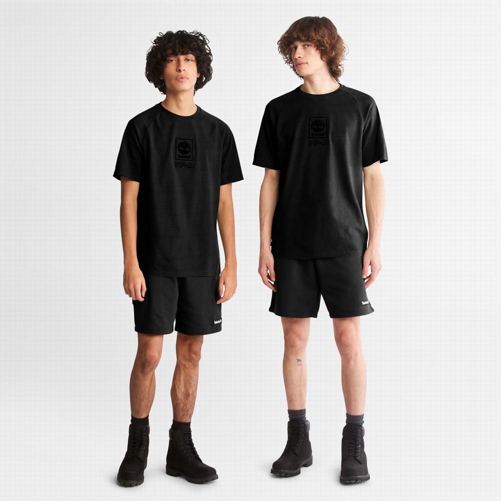 Timberland Relaxed-Fit Sweatshorts Şort Kadın Siyah | TR-2385P