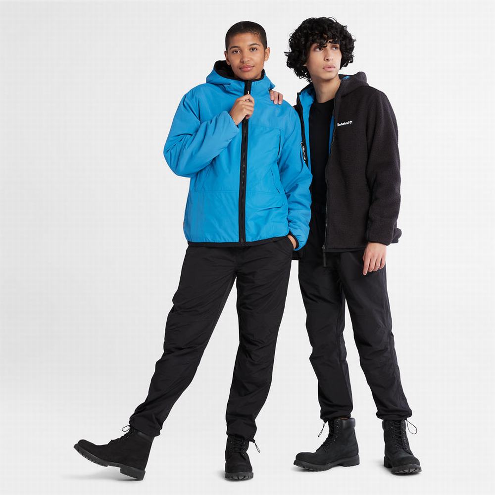 Timberland Reversible High-pile Fleece Ceket Erkek Mavi | TR-0158J