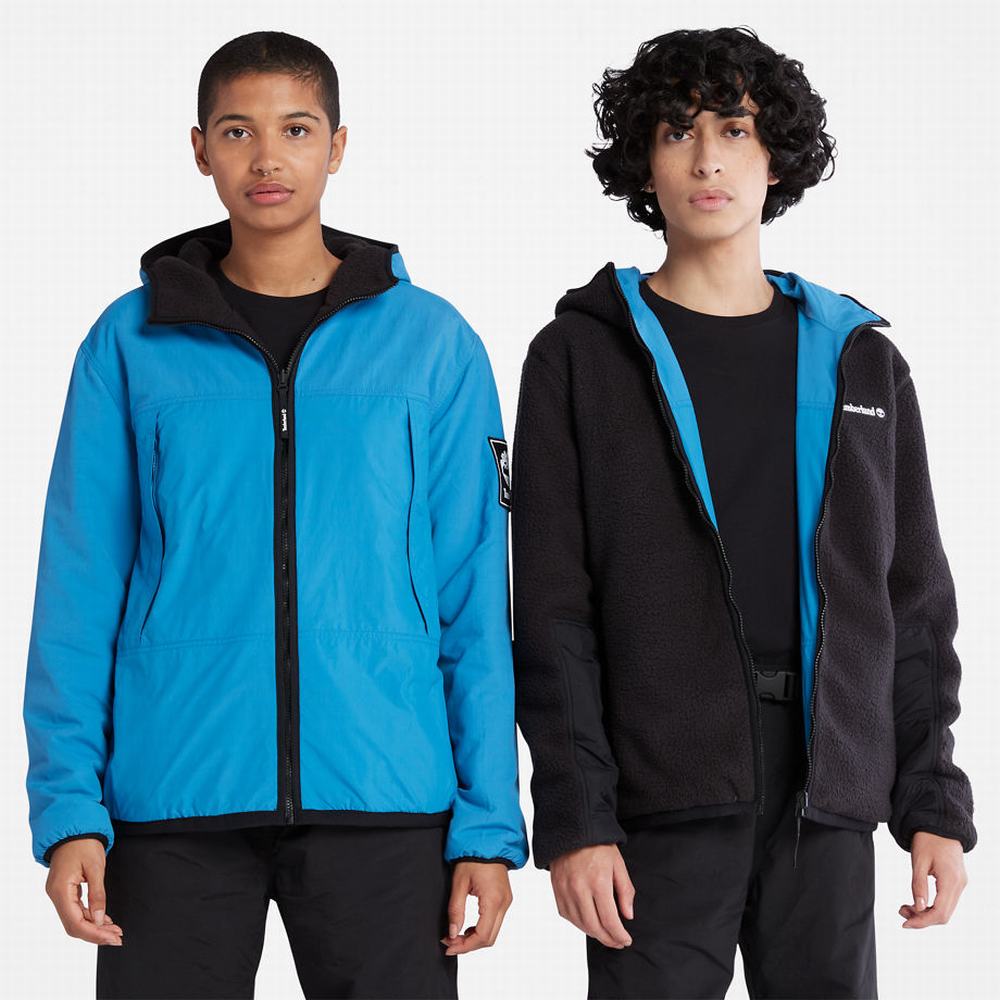 Timberland Reversible High-pile Fleece Ceket Erkek Mavi | TR-0158J