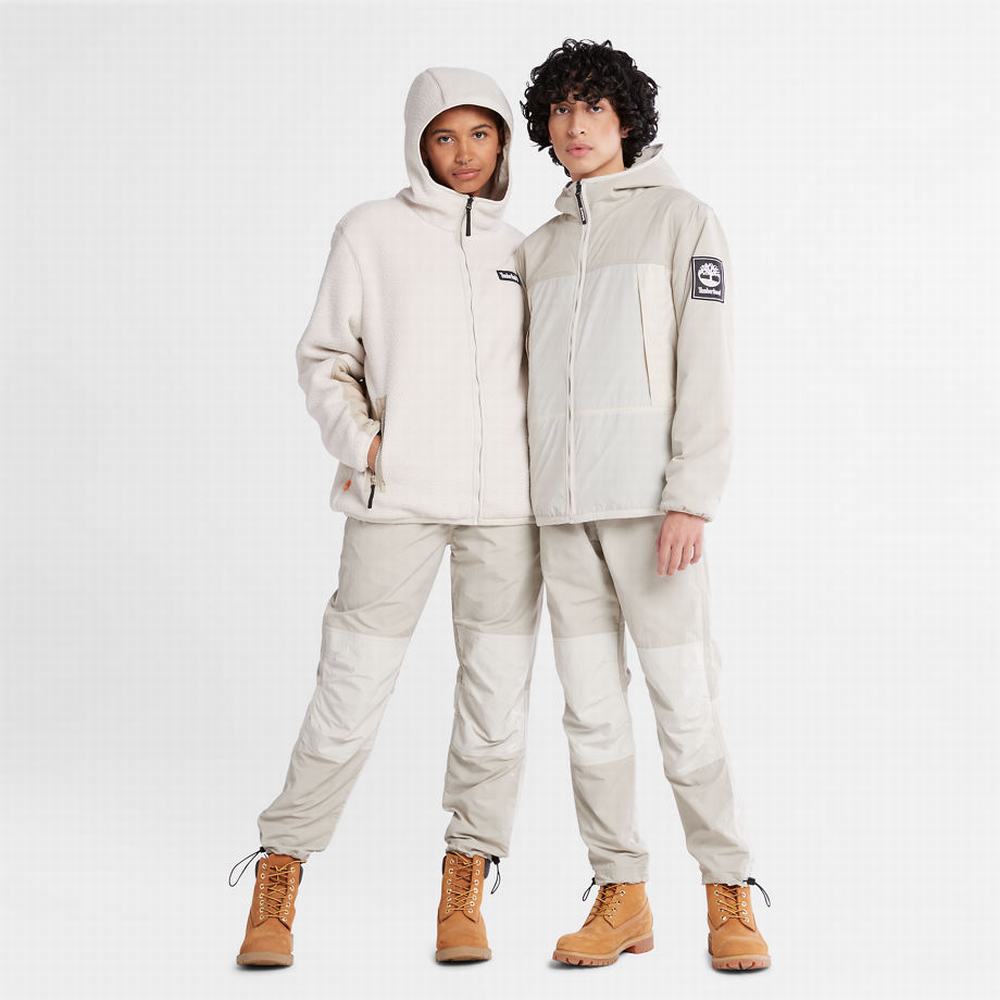 Timberland Reversible High-pile Fleece Ceket Erkek Açık Gri | TR-8509K