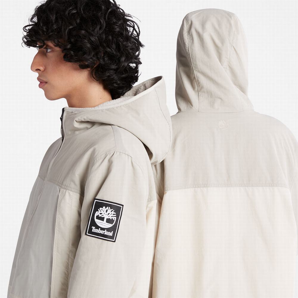 Timberland Reversible High-pile Fleece Ceket Erkek Açık Gri | TR-8509K