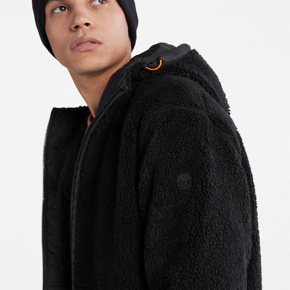 Timberland Reversible Polar Ceketler Erkek Siyah | TR-5867X