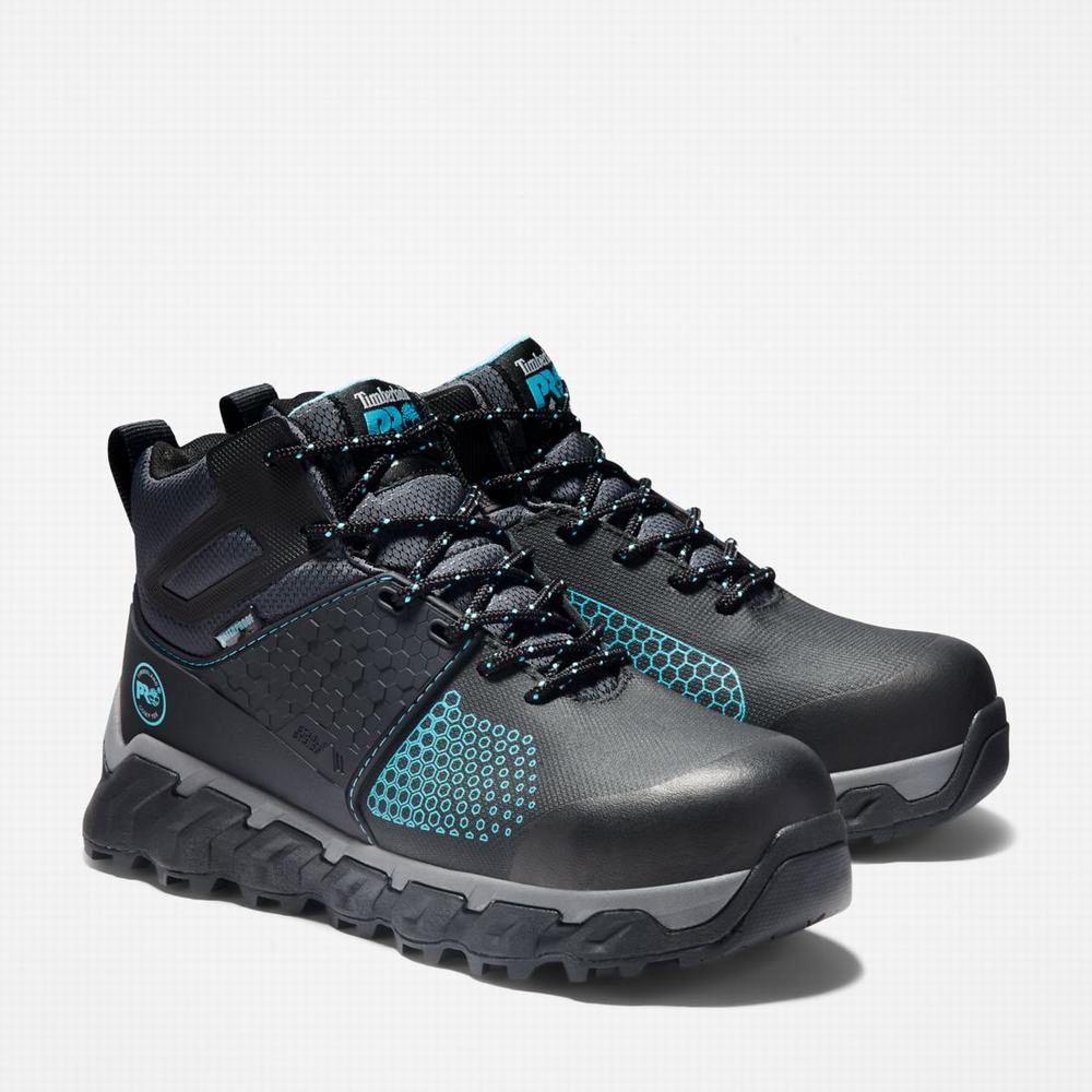 Timberland Ridgework Composite Burunlu Waterproof Iş Botu Kadın Siyah | TR-3807H
