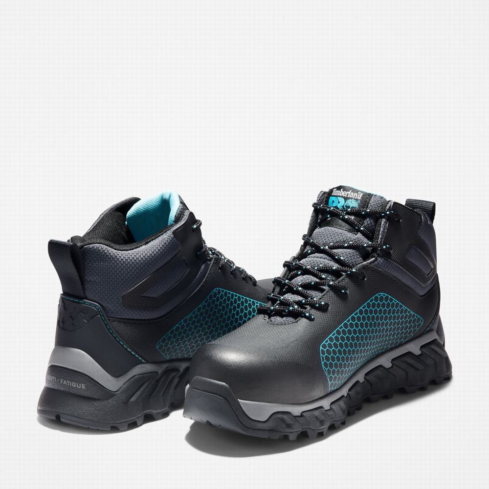 Timberland Ridgework Composite Burunlu Waterproof Iş Botu Kadın Siyah | TR-3807H