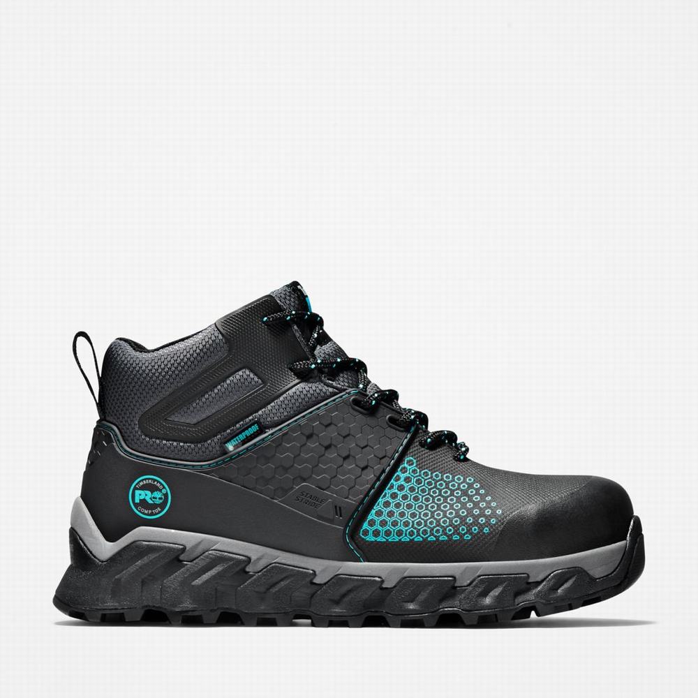 Timberland Ridgework Composite Burunlu Waterproof Iş Botu Kadın Siyah | TR-3807H