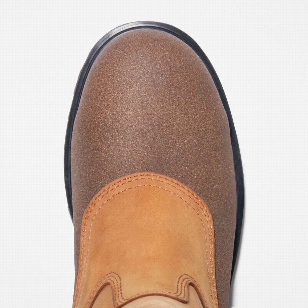 Timberland Rigmaster Pull On Steel Burunlu Waterproof Iş Botu Erkek Kahverengi | TR-4609E
