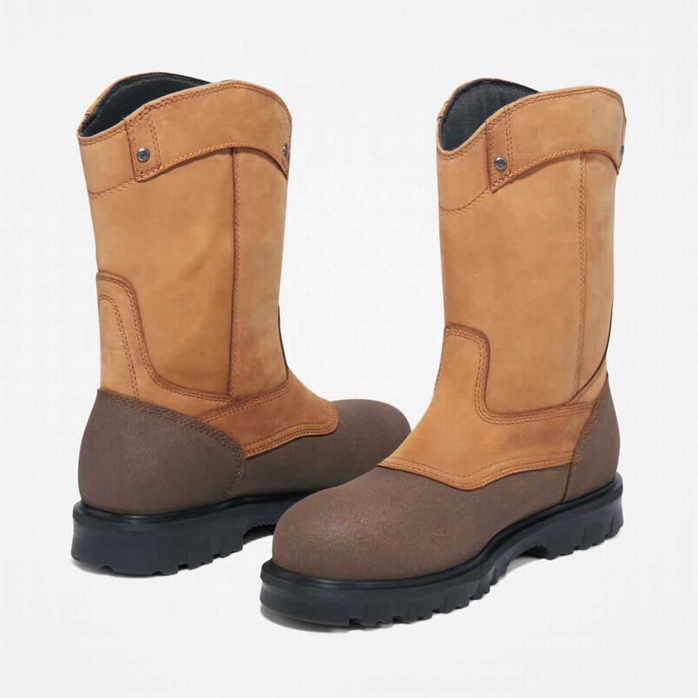 Timberland Rigmaster Pull On Steel Burunlu Waterproof Iş Botu Erkek Kahverengi | TR-4609E