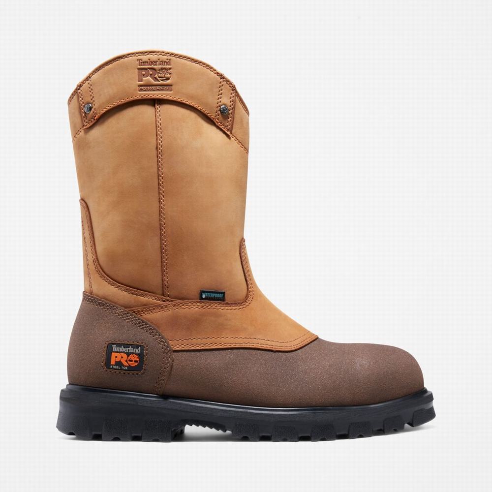 Timberland Rigmaster Pull On Steel Burunlu Waterproof Iş Botu Erkek Kahverengi | TR-4609E