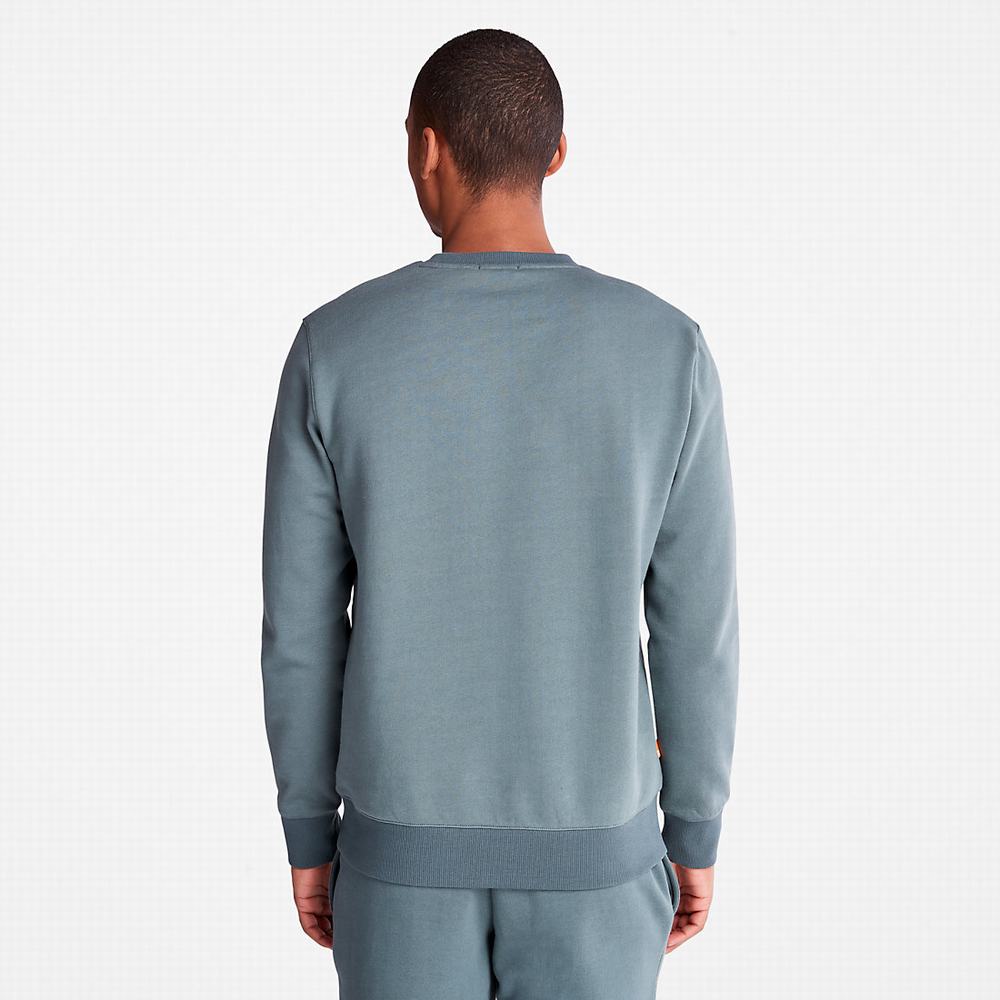 Timberland Rüzgâr, Su, Earth and Sky Crewneck Tişörtü Erkek Yeşil | TR-8437Q