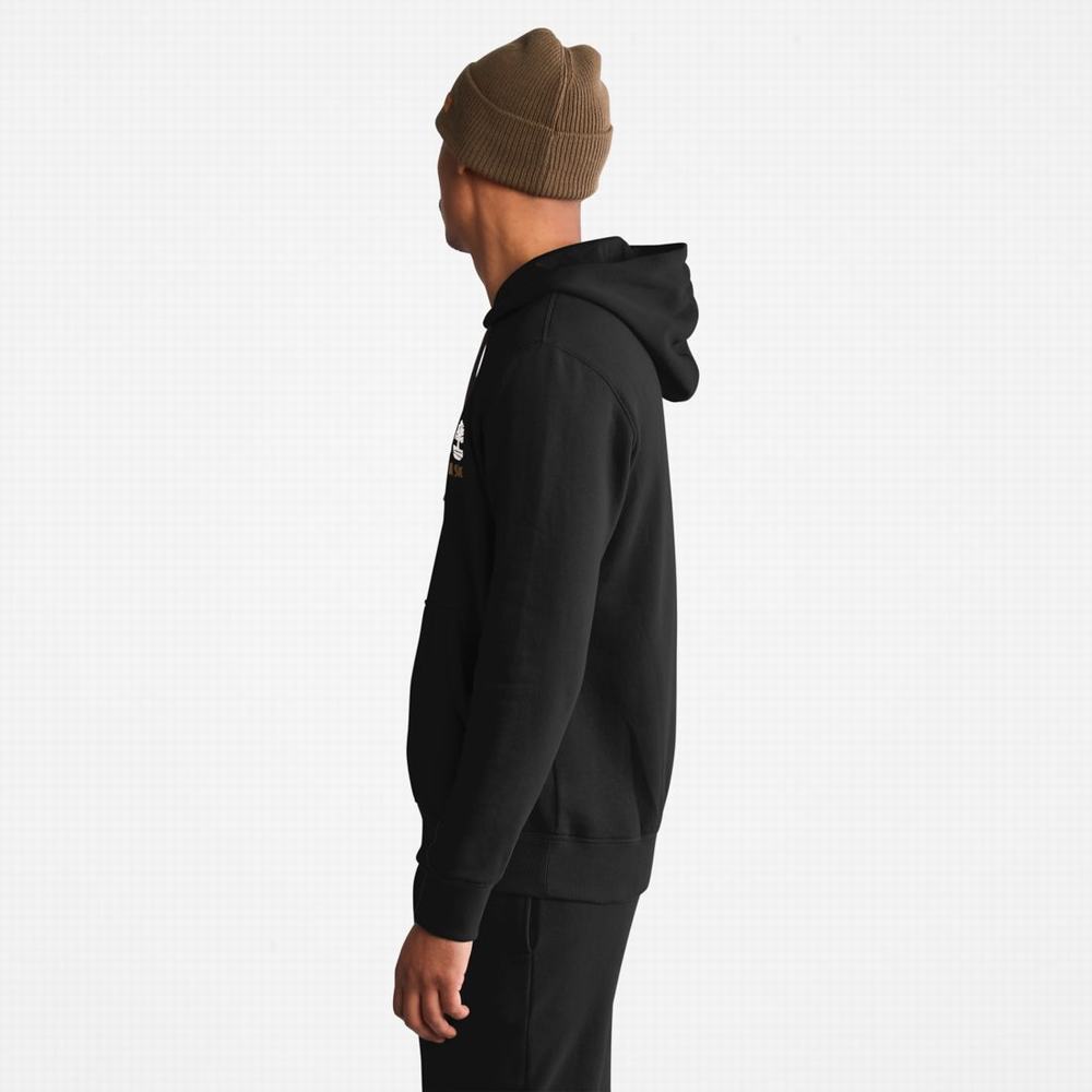 Timberland Rüzgâr, Su, Earth, and Sky Kapüşonlu Sweatshirt Erkek Siyah | TR-0381P