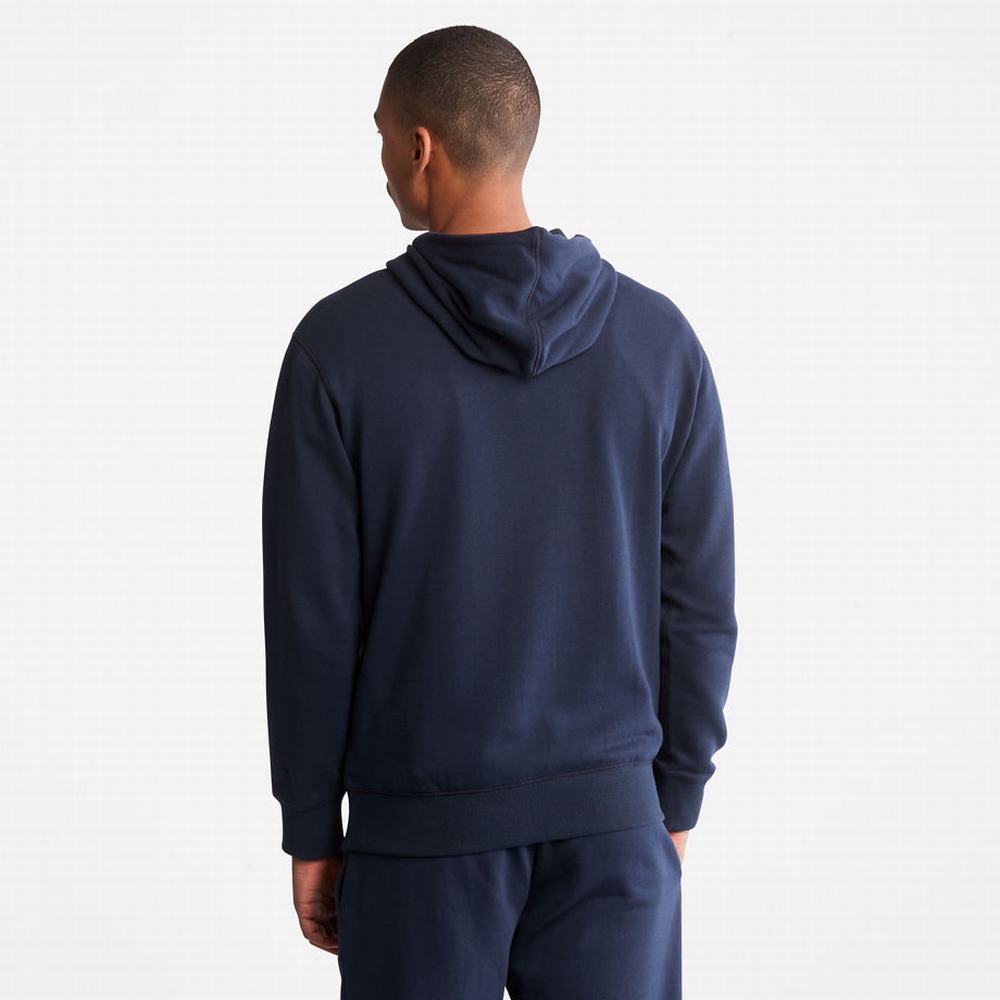 Timberland Rüzgâr, Su, Earth, and Sky Kapüşonlu Sweatshirt Erkek Lacivert | TR-6375C