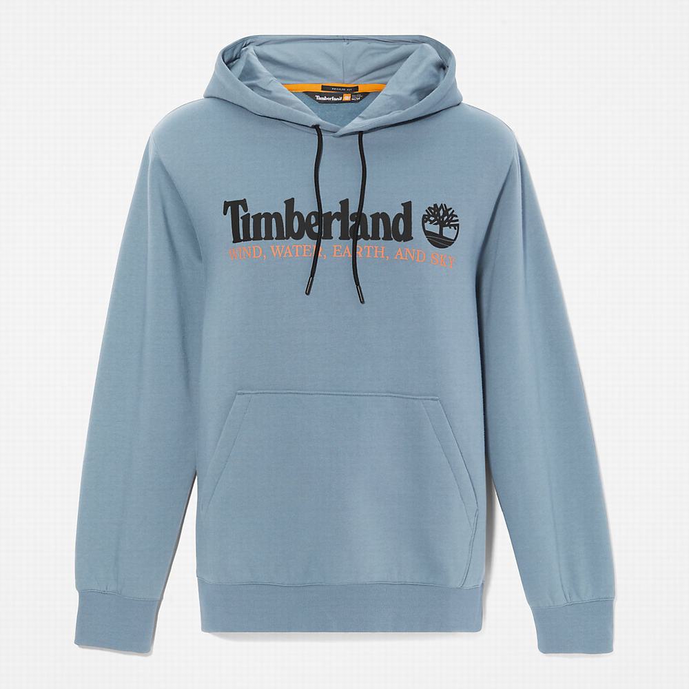 Timberland Rüzgâr, Su, Earth, and Sky Kapüşonlu Sweatshirt Erkek Yeşil | TR-7503X