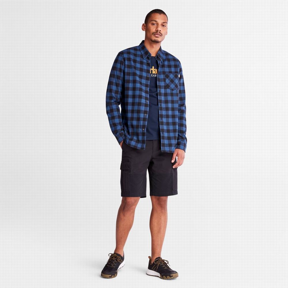 Timberland Rüzgâr, Su, Earth and Sky Long-Sleeve Tişört Erkek Lacivert | TR-4732R