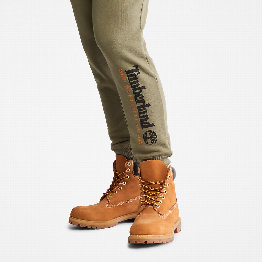 Timberland Rüzgâr, Su, Earth, and Sky™ Sweatpants Pantolon Erkek Yeşil | TR-2736Q