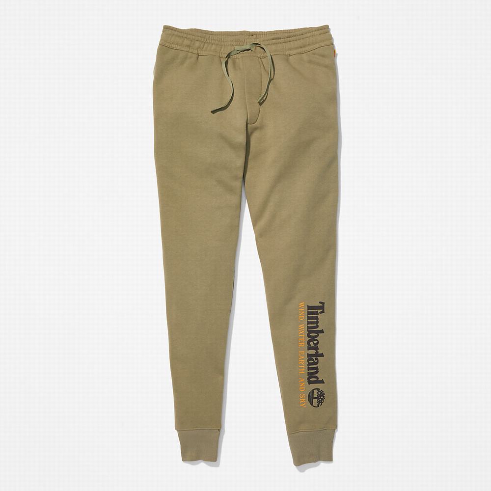 Timberland Rüzgâr, Su, Earth, and Sky™ Sweatpants Pantolon Erkek Yeşil | TR-2736Q
