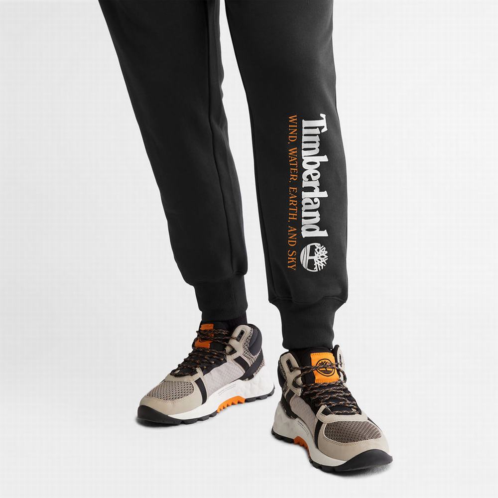 Timberland Rüzgâr, Su, Earth, and Sky™ Sweatpants Pantolon Erkek Siyah | TR-5976H