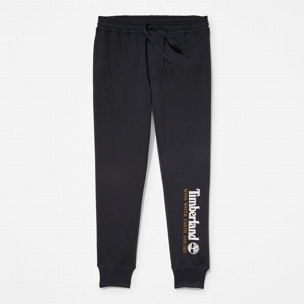Timberland Rüzgâr, Su, Earth, and Sky™ Sweatpants Pantolon Erkek Siyah | TR-5976H