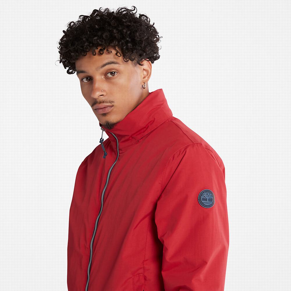 Timberland Sailor Bomber Ceket Erkek Kırmızı | TR-9607L