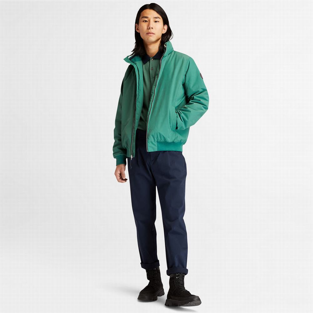 Timberland Sailor Bomber Ceket Erkek Yeşil | TR-5746K