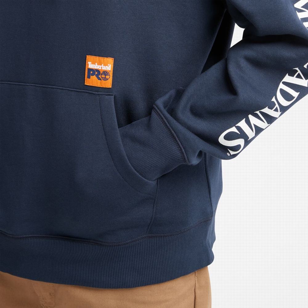 Timberland Sam Adams x Timberland PRO® Beerproof Kapüşonlu Sweatshirt Erkek Lacivert | TR-9704M