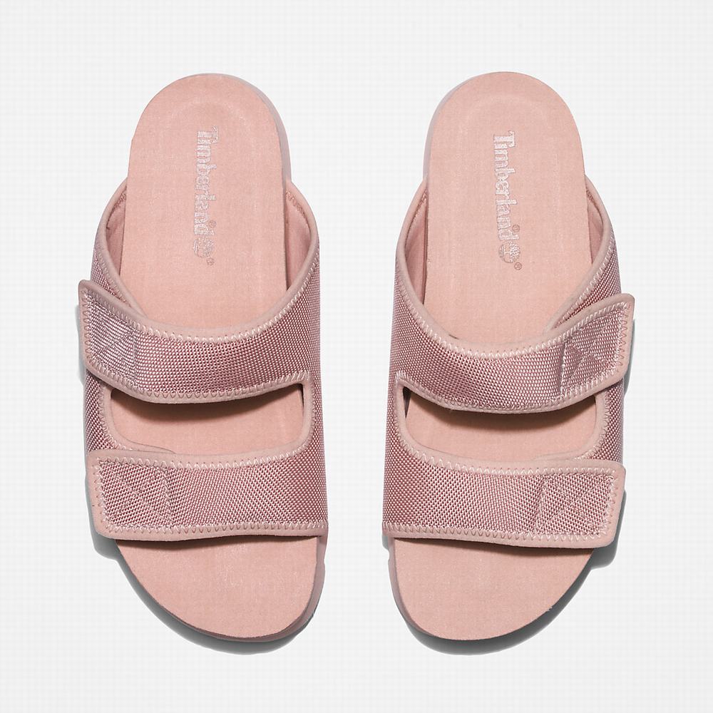Timberland Santa Monica Sunrise Double-Askılı Terlik Kadın Açık Pembe | TR-0293J