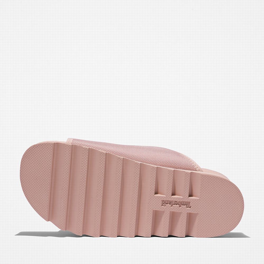 Timberland Santa Monica Sunrise Double-Askılı Terlik Kadın Açık Pembe | TR-0293J