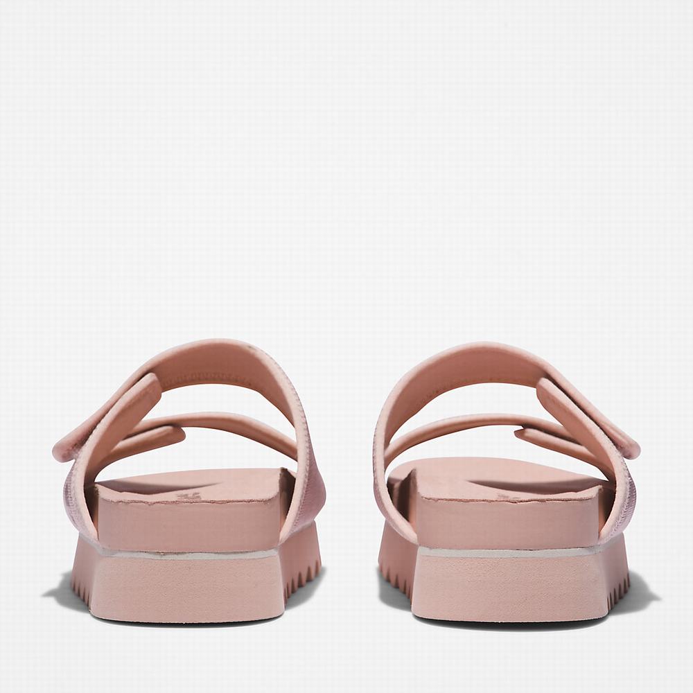 Timberland Santa Monica Sunrise Double-Askılı Terlik Kadın Açık Pembe | TR-0293J