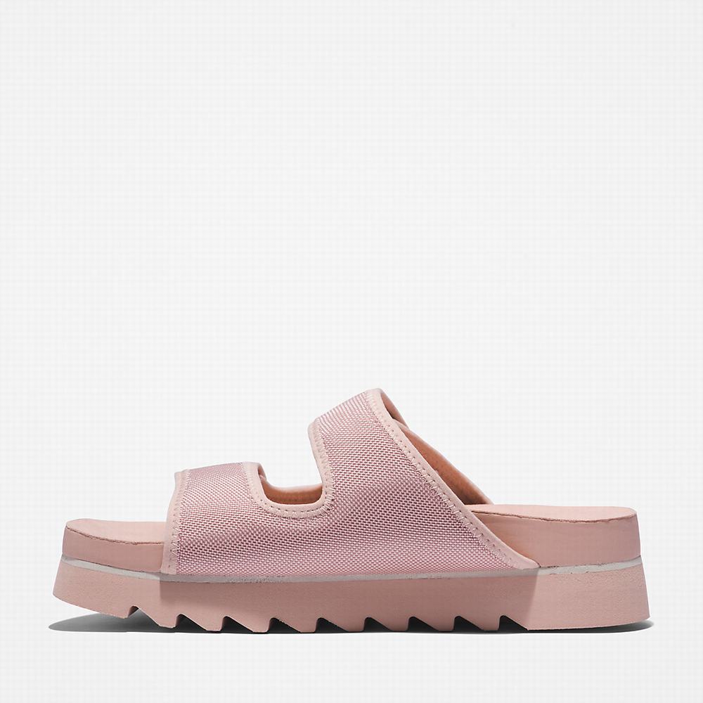 Timberland Santa Monica Sunrise Double-Askılı Terlik Kadın Açık Pembe | TR-0293J