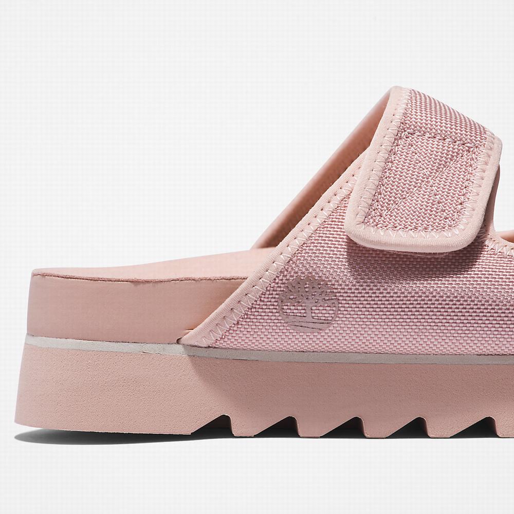 Timberland Santa Monica Sunrise Double-Askılı Terlik Kadın Açık Pembe | TR-0293J