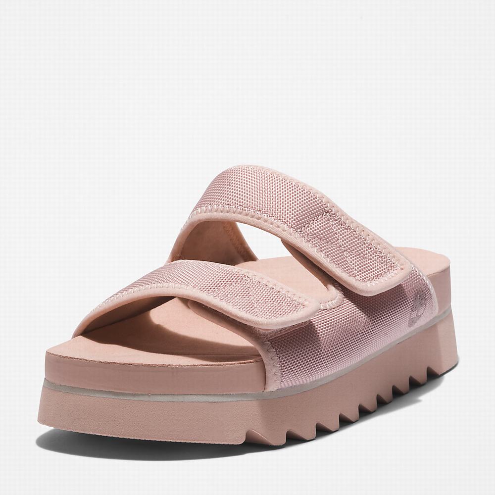 Timberland Santa Monica Sunrise Double-Askılı Terlik Kadın Açık Pembe | TR-0293J