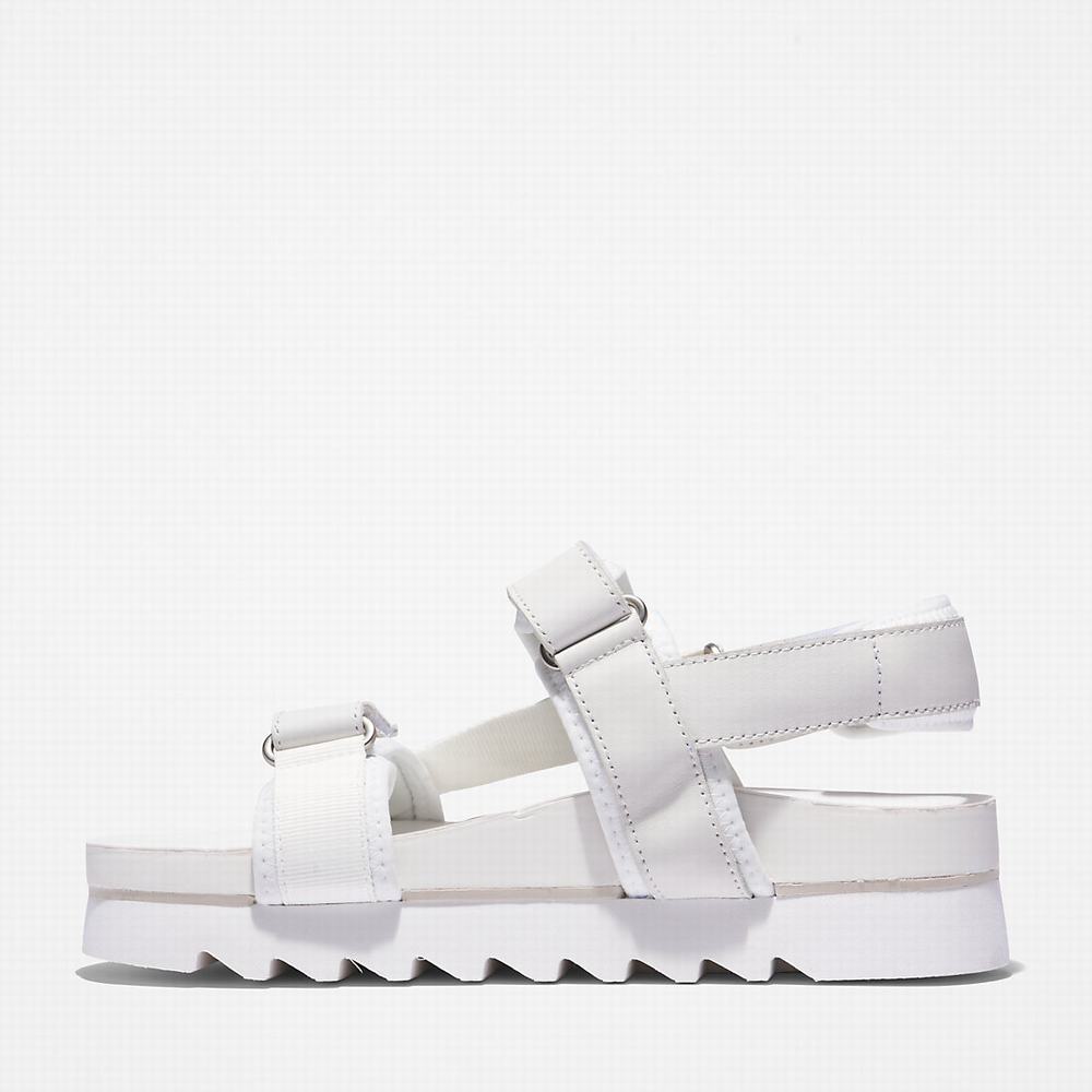 Timberland Santa Monica Sunrise Sandalet Kadın Beyaz | TR-1052X
