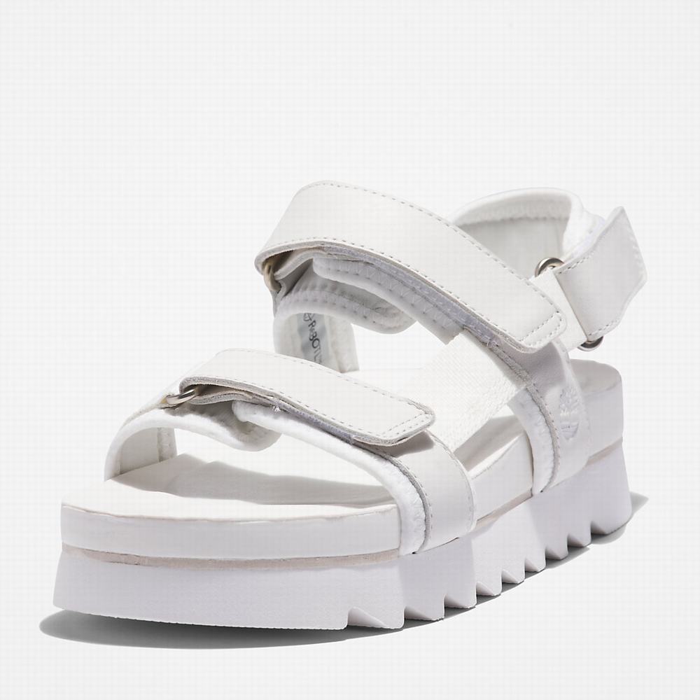 Timberland Santa Monica Sunrise Sandalet Kadın Beyaz | TR-1052X
