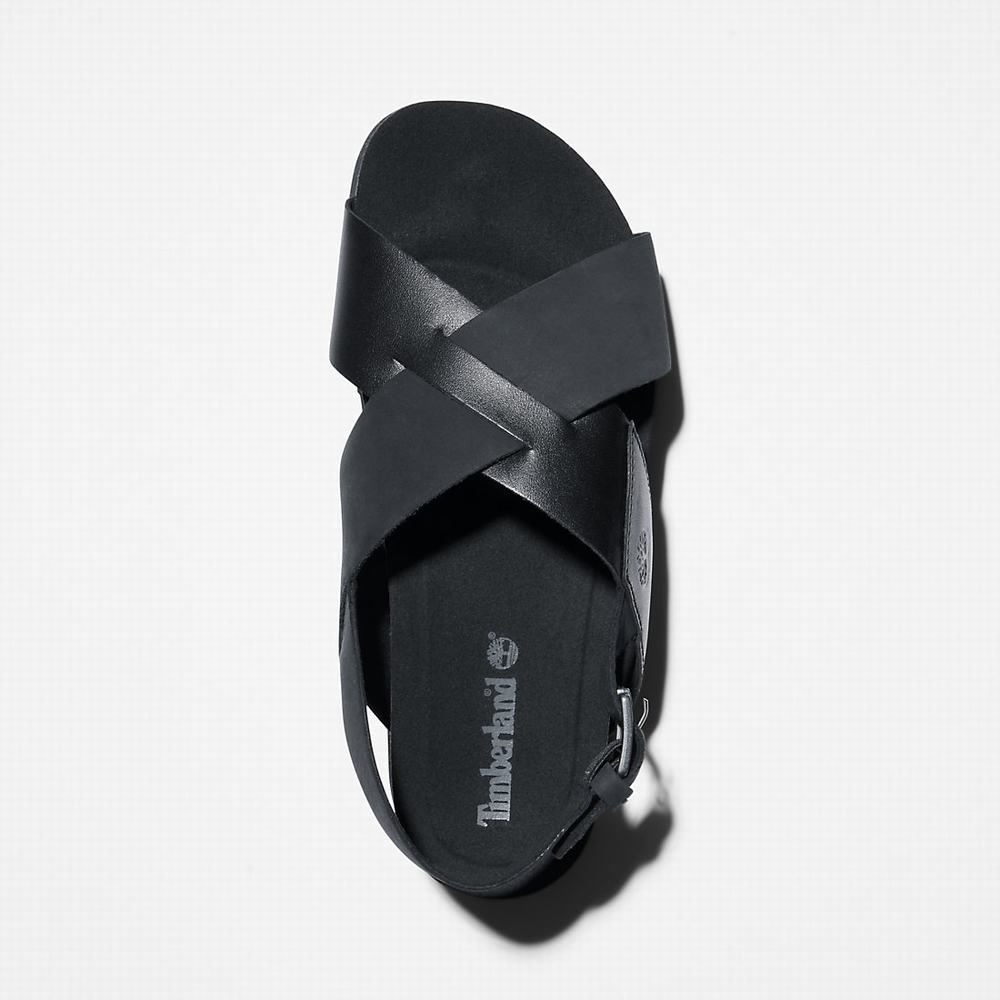Timberland Santa Monica Sunrise Sandalet Kadın Siyah | TR-4915K