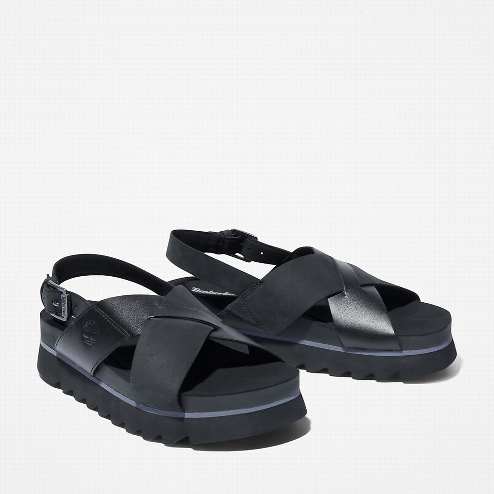 Timberland Santa Monica Sunrise Sandalet Kadın Siyah | TR-4915K