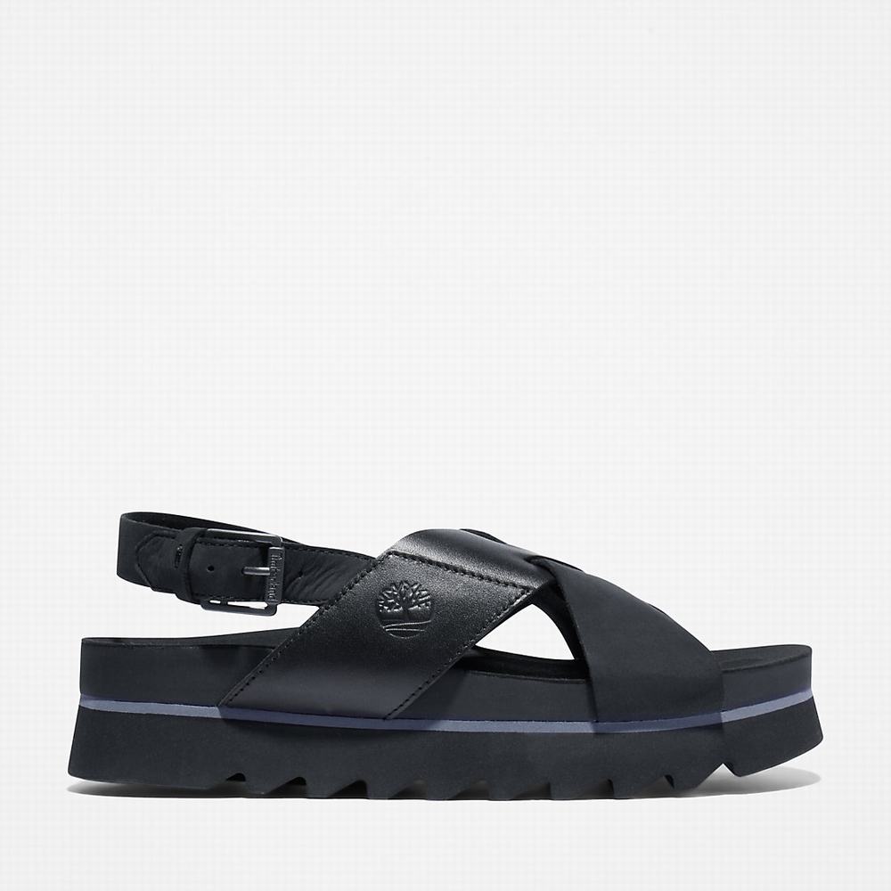 Timberland Santa Monica Sunrise Sandalet Kadın Siyah | TR-4915K