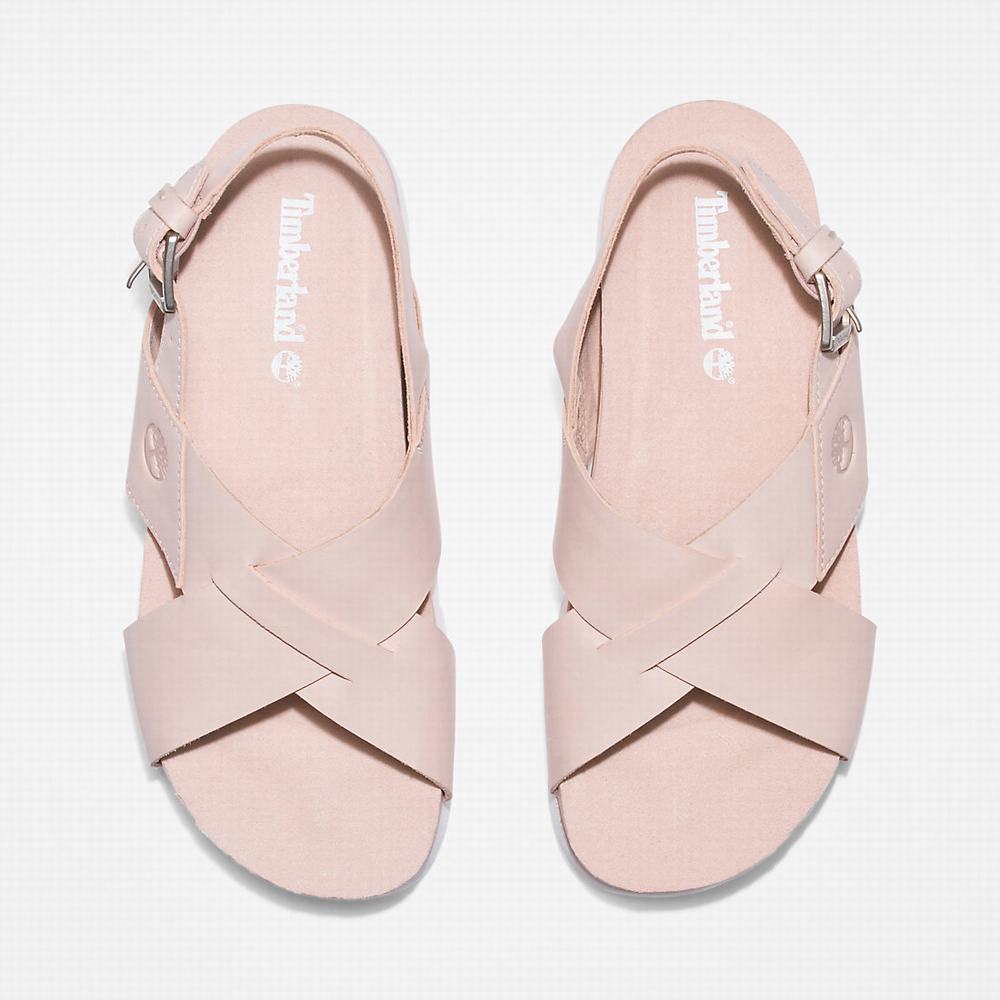 Timberland Santa Monica Sunrise Sandalet Kadın Açık Pembe | TR-5716J