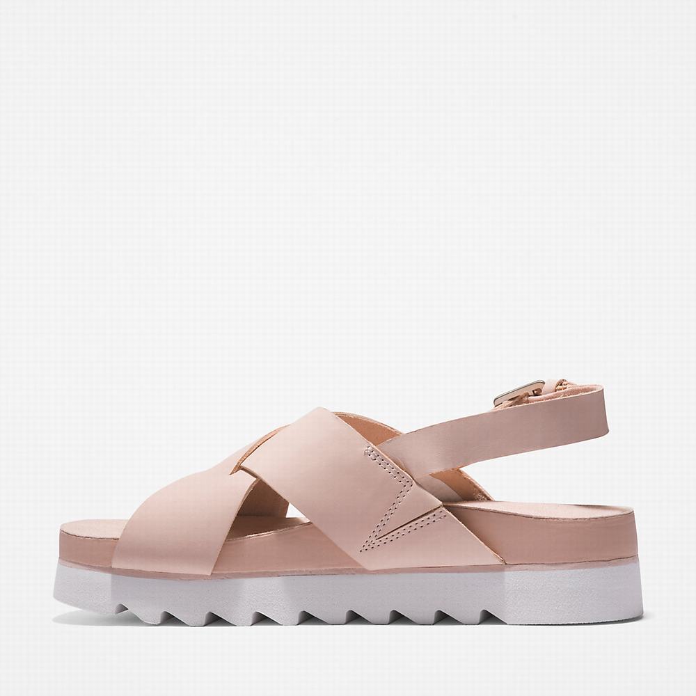 Timberland Santa Monica Sunrise Sandalet Kadın Açık Pembe | TR-5716J