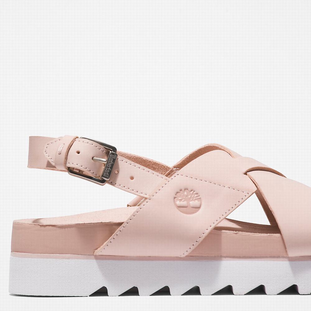 Timberland Santa Monica Sunrise Sandalet Kadın Açık Pembe | TR-5716J