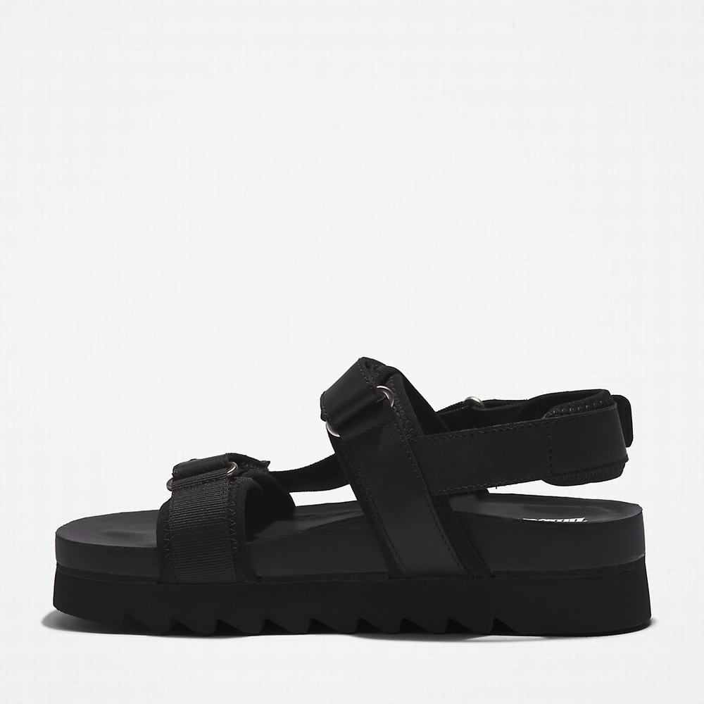 Timberland Santa Monica Sunrise Sandalet Kadın Siyah | TR-7345Z