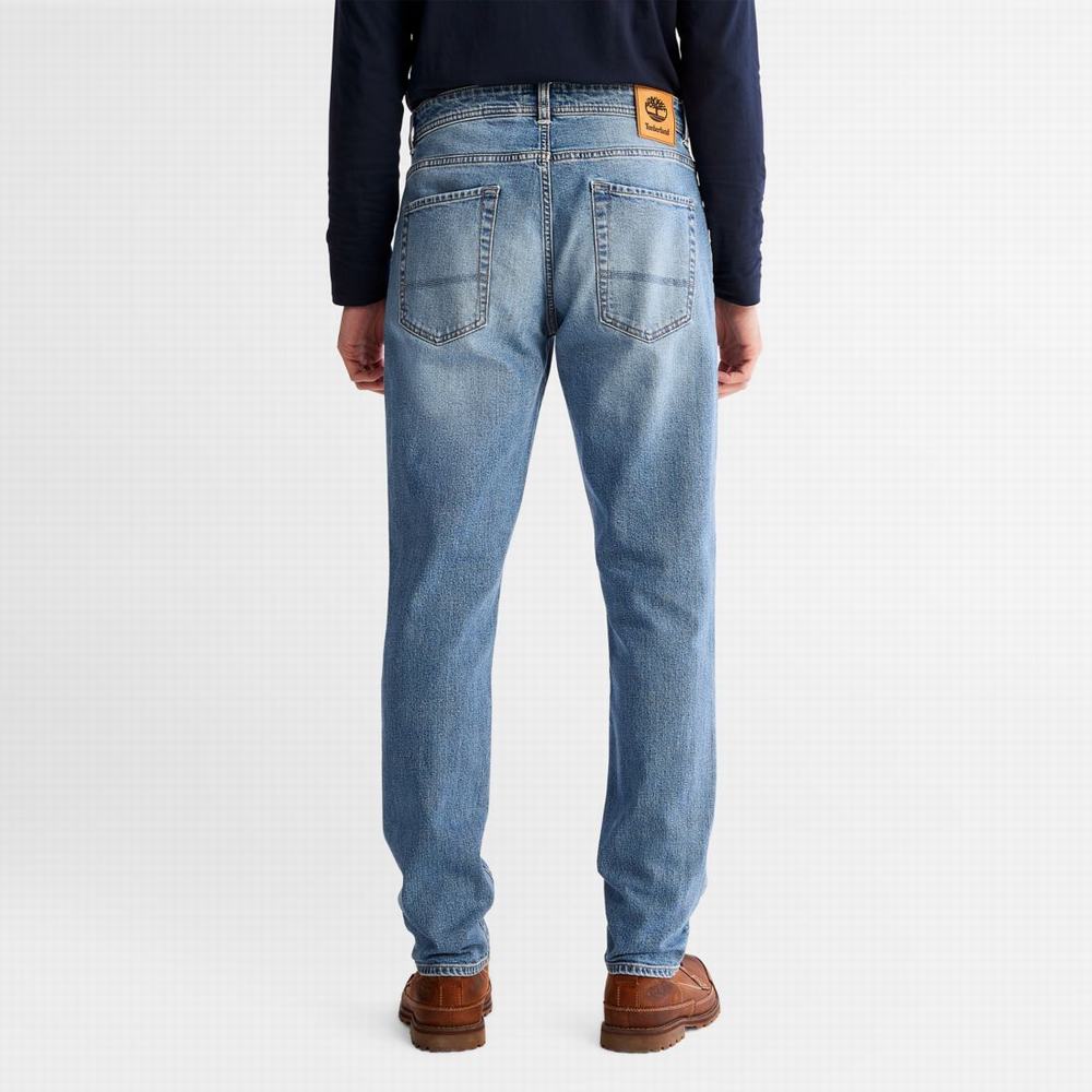Timberland Sargent Lake Slim Denim Kot Pantolon Erkek Mavi | TR-5371D