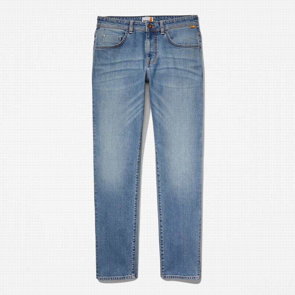 Timberland Sargent Lake Slim Denim Kot Pantolon Erkek Mavi | TR-5371D
