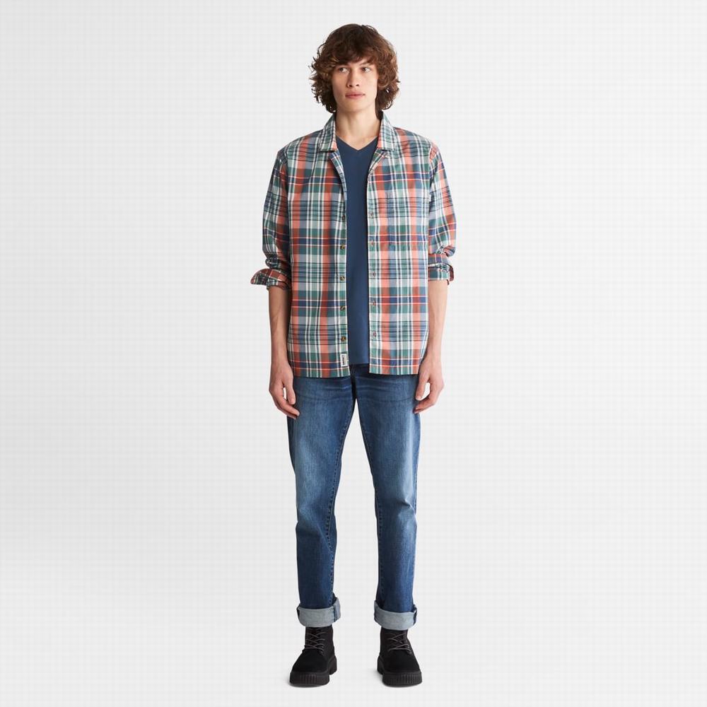 Timberland Sargent Lake Slim Denim Kot Pantolon Erkek Indigo | TR-9861S