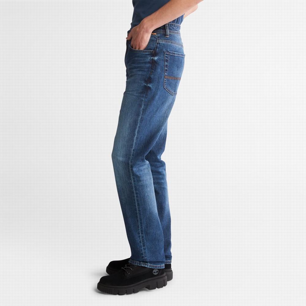 Timberland Sargent Lake Slim Denim Kot Pantolon Erkek Indigo | TR-9861S