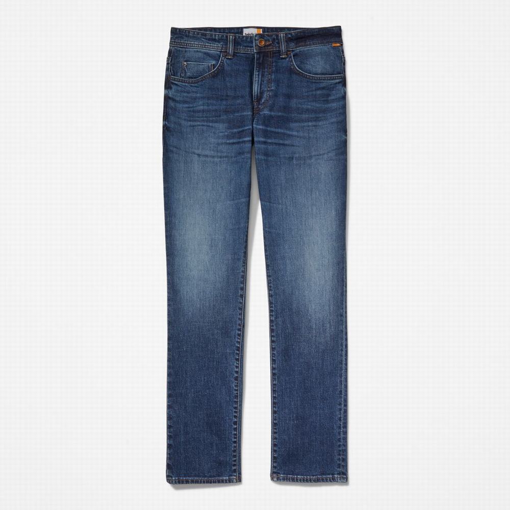 Timberland Sargent Lake Slim Denim Kot Pantolon Erkek Indigo | TR-9861S
