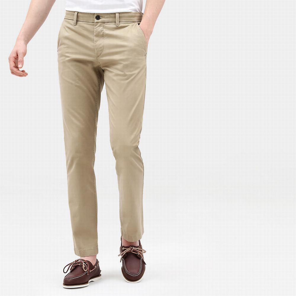 Timberland Sargent Lake Slim-Fit Chinos Pantolon Erkek Haki | TR-2147U
