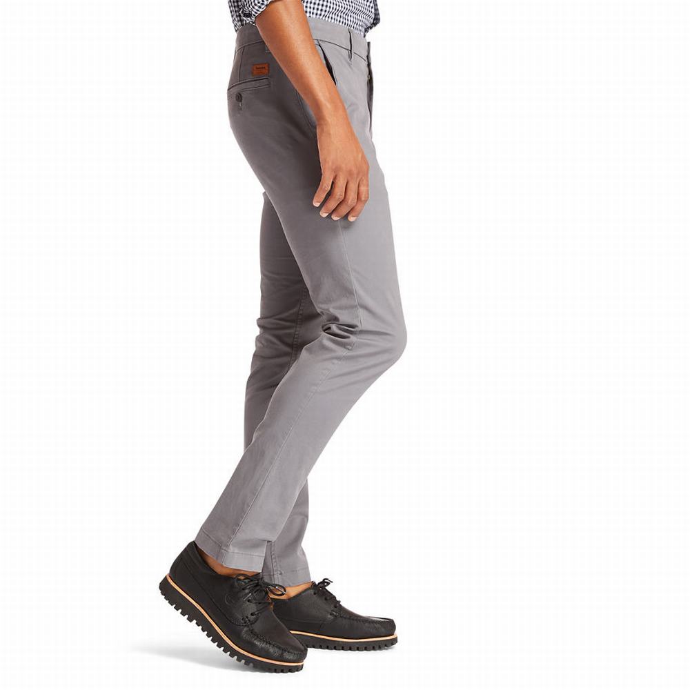 Timberland Sargent Lake Slim-Fit Chinos Pantolon Erkek Gri | TR-3265M