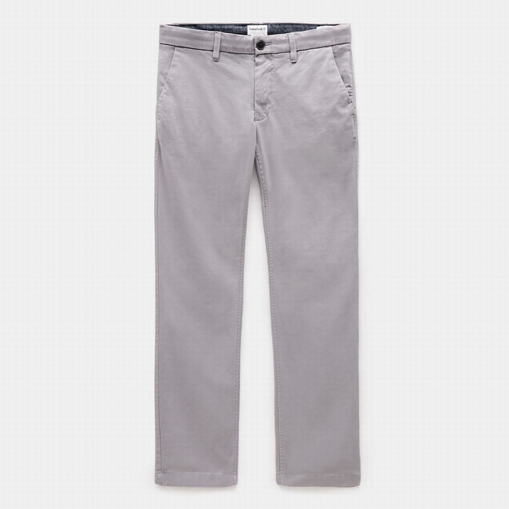Timberland Sargent Lake Slim-Fit Chinos Pantolon Erkek Gri | TR-7035P