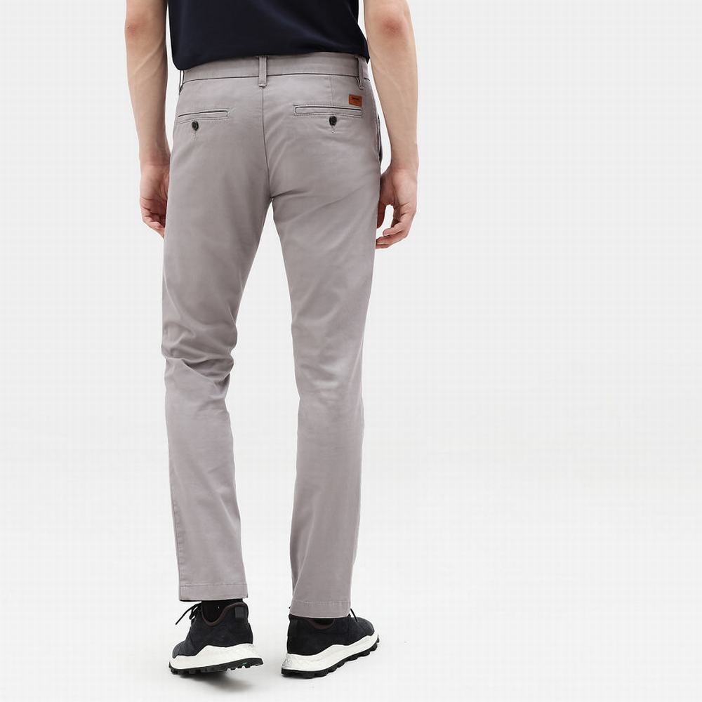 Timberland Sargent Lake Slim-Fit Chinos Pantolon Erkek Gri | TR-7035P